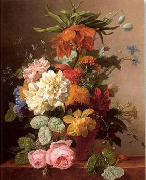 unknow artist Floral, beautiful classical still life of flowers.088 oil painting picture
